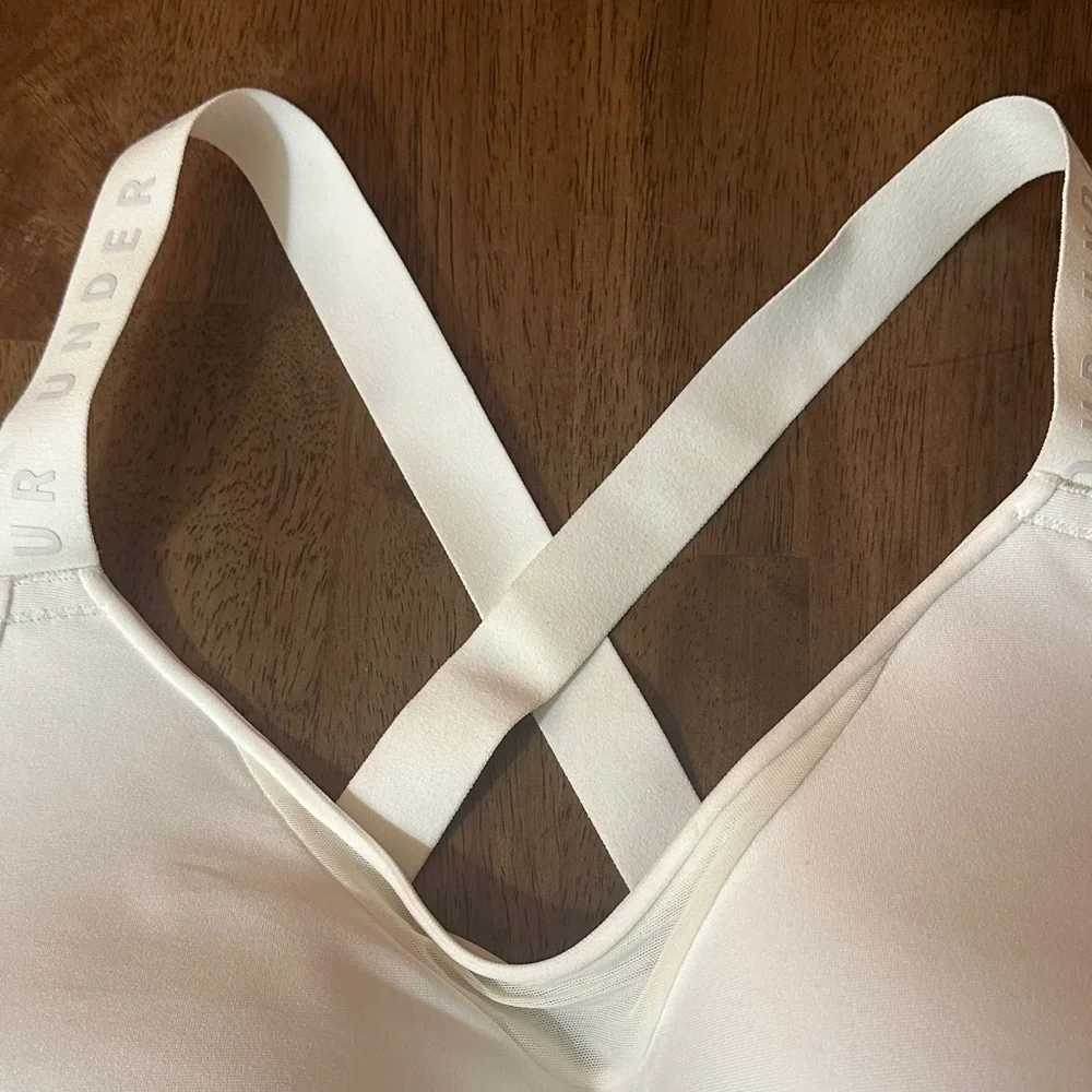 Under Armour White Crossback Light Support Sports Bra. NWT. Size XXL - Picture 5 of 10